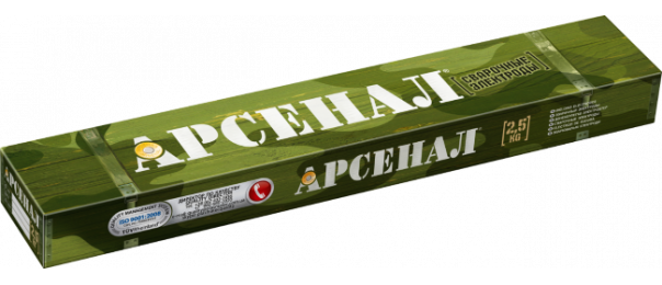 Электроды сварочные Арсенал МР-3, ф 3 мм (уп-2,5 кг) купить с доставкой в Клине